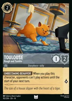 Toulouse - Rough and Tumble #182 · Disney Lorcana