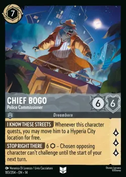 Chief Bogo - Police Commissioner #183 · Disney Lorcana