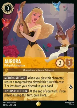 Aurora - Delightful Musician #19 · Disney Lorcana