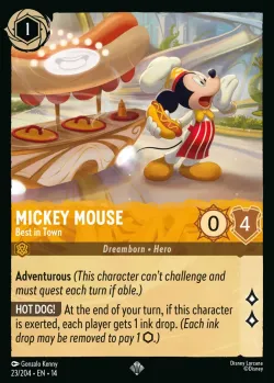Mickey Mouse - Best in Town #23 · Disney Lorcana