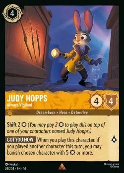 Judy Hopps - Always Vigilant #24 · Disney Lorcana
