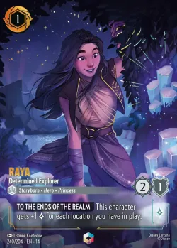 Raya - Determined Explorer #240 · Disney Lorcana