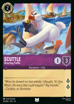 Scuttle - Directing Traffic #36 · Disney Lorcana