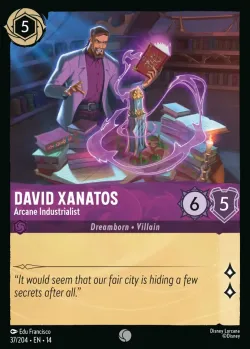 David Xanatos - Arcane Industrialist #37 · Disney Lorcana