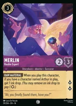 Merlin - Bauble Expert #39 · Disney Lorcana