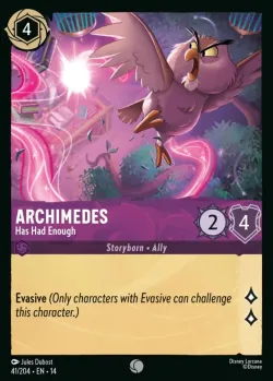 Archimedes - Has Had Enough #41 · Disney Lorcana