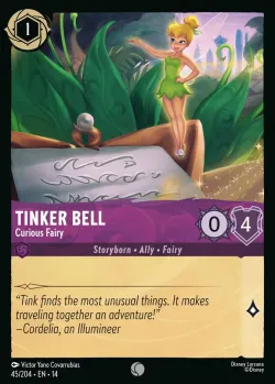 Tinker Bell - Curious Fairy #45 · Disney Lorcana