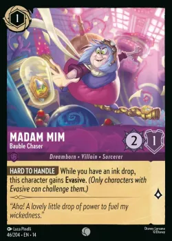 Madam Mim - Bauble Chaser #46 · Disney Lorcana