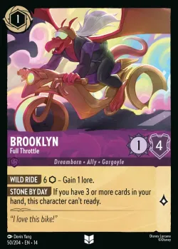 Brooklyn - Full Throttle #50 · Disney Lorcana