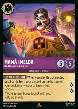 Mama Imelda - No-Nonsense Ancestor #51 · Disney Lorcana