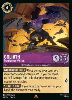 Goliath - Transformed Warrior #53 · Disney Lorcana