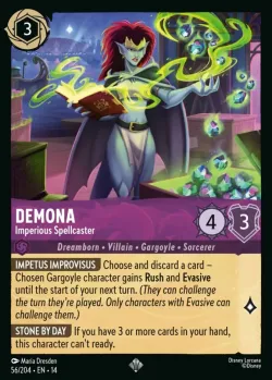 Demona - Imperious Spellcaster #56 · Disney Lorcana