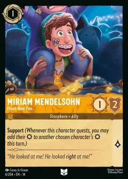 Miriam Mendelsohn - Front-Row Fan #6