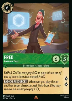 Fred - Awesome Boss #86 · Disney Lorcana