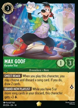 Max Goof - Karaoke Star #89 · Disney Lorcana