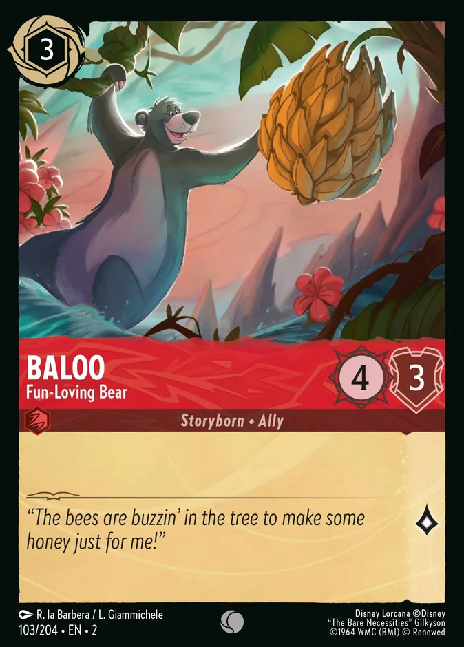 Baloo - Fun-Loving Bear 「2-103」「EN」
