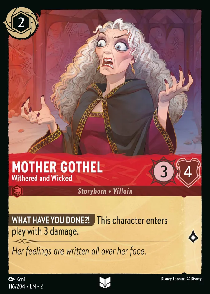 Mother Gothel - Withered and Wicked 「2-116」「EN」