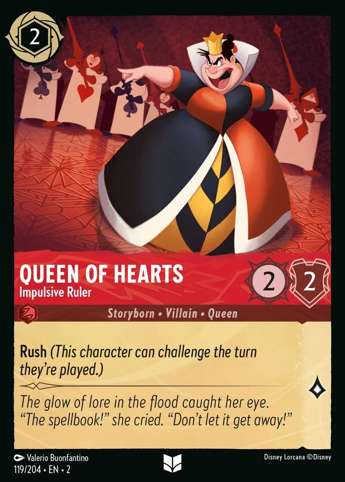 Queen of Hearts - Impulsive Ruler 「2-119」「EN」