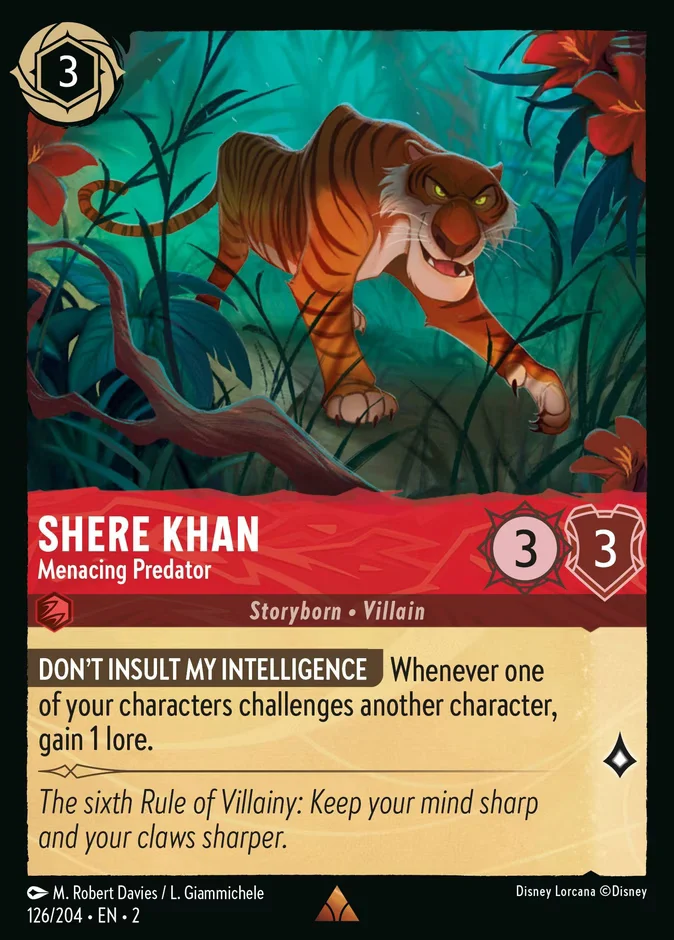 Shere Khan - Menacing Predator 「2-126」「EN」