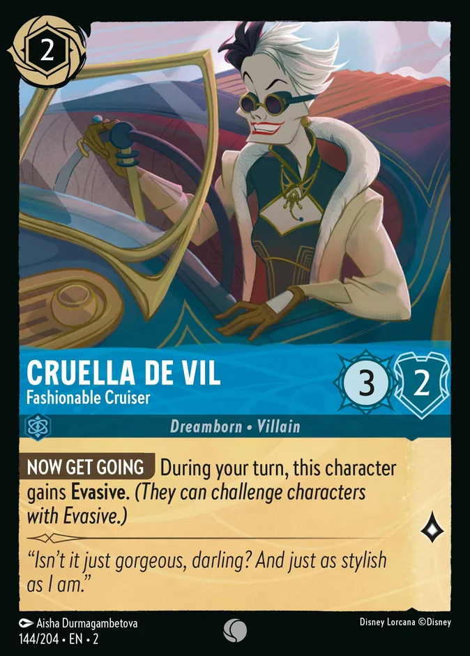 Cruella De Vil - Fashionable Cruiser 「2-144」「EN」
