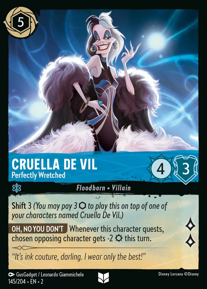 Cruella De Vil - Perfectly Wretched 「2-145」「EN」