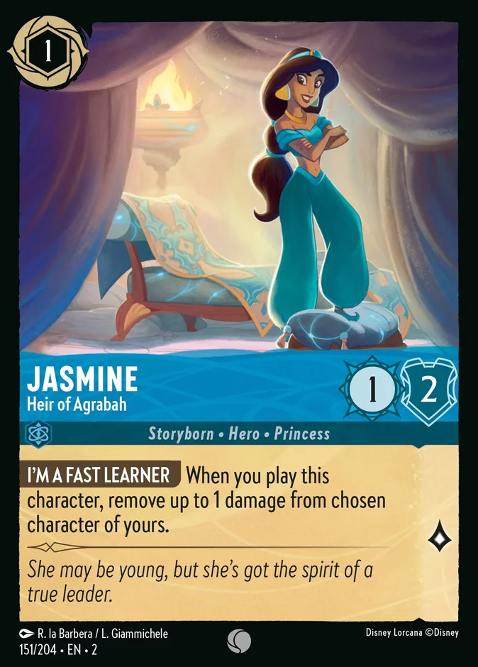 Jasmine - Heir of Agrabah 「2-151」「EN」