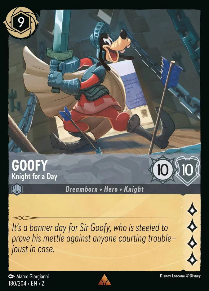 Goofy - Knight for a Day 「2-180」「EN」