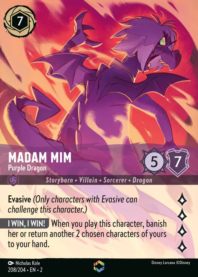 Madam Mim - Purple Dragon 「2-208」「EN」