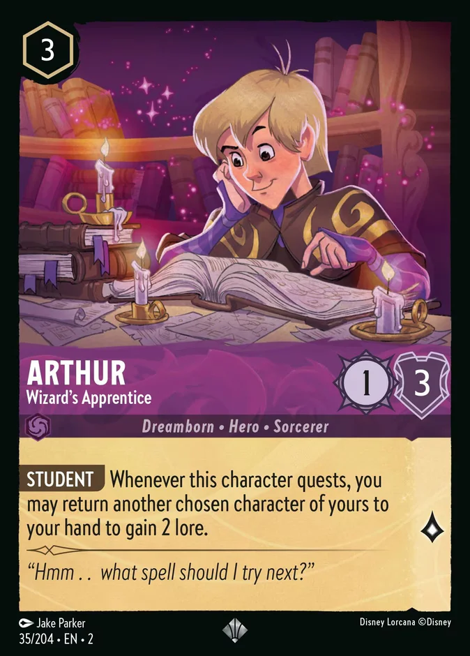 Arthur - Wizard's Apprentice 「2-35」「EN」