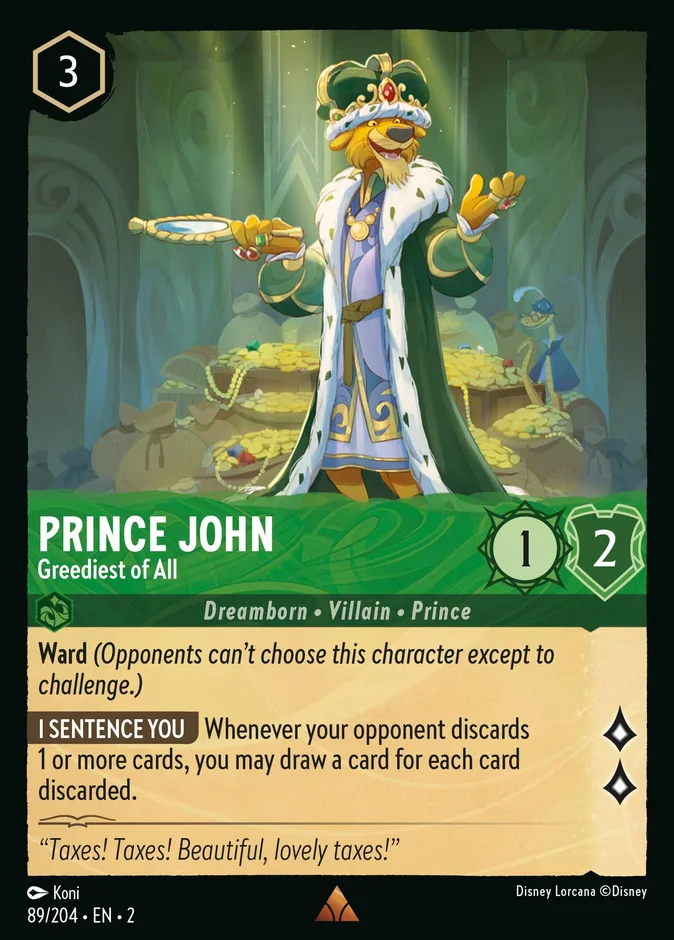 Prince John - Greediest of All 「2-89」「EN」
