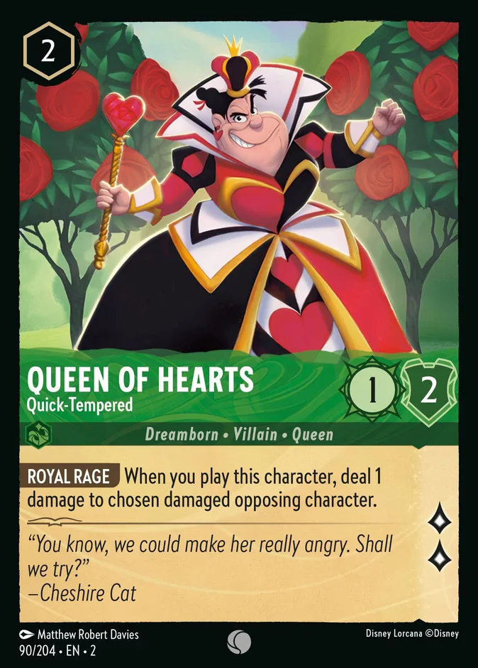 Queen of Hearts - Quick-Tempered 「2-90」「EN」