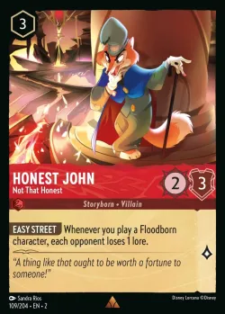 Honest John - Not That Honest #109 · Disney Lorcana