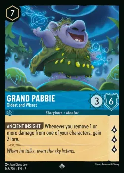 Grand Pabbie - Oldest and Wisest #148 · Disney Lorcana