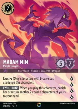 Madam Mim - Purple Dragon 「2-208」「EN」