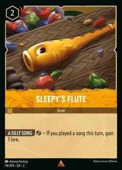 Sleepy's Flute #34 · Disney Lorcana