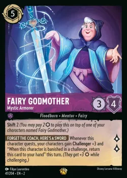 Fairy Godmother - Mystic Armorer #41 · Disney Lorcana