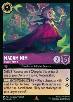 Madam Mim - Rival of Merlin #48 · Disney Lorcana