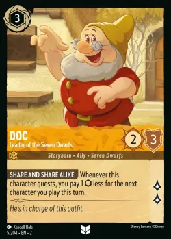 Doc - Leader of the Seven Dwarfs #5 · Disney Lorcana
