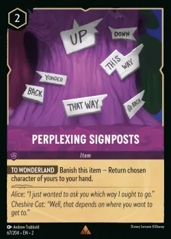 Perplexing Signposts #67 · Disney Lorcana