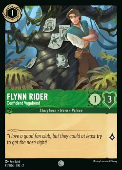 Flynn Rider - Confident Vagabond #81 · Disney Lorcana