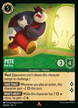 Pete - Bad Guy #88 · Disney Lorcana