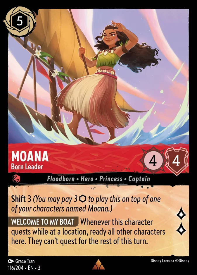 Moana - Born Leader 「3-116」「EN」