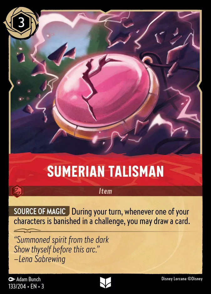 Sumerian Talisman 「3-133」「EN」