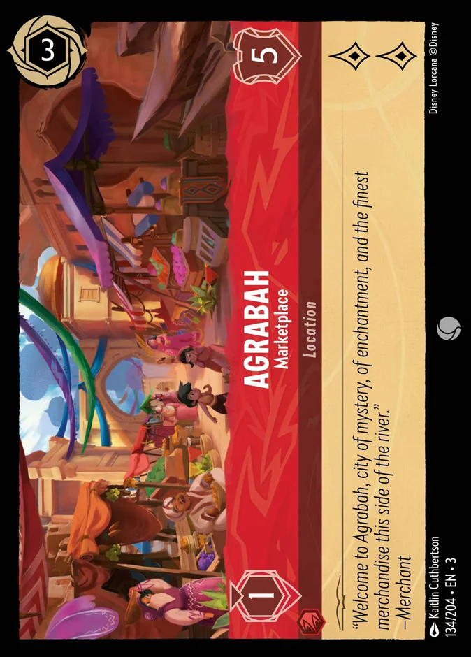Agrabah - Marketplace 「3-134」「EN」