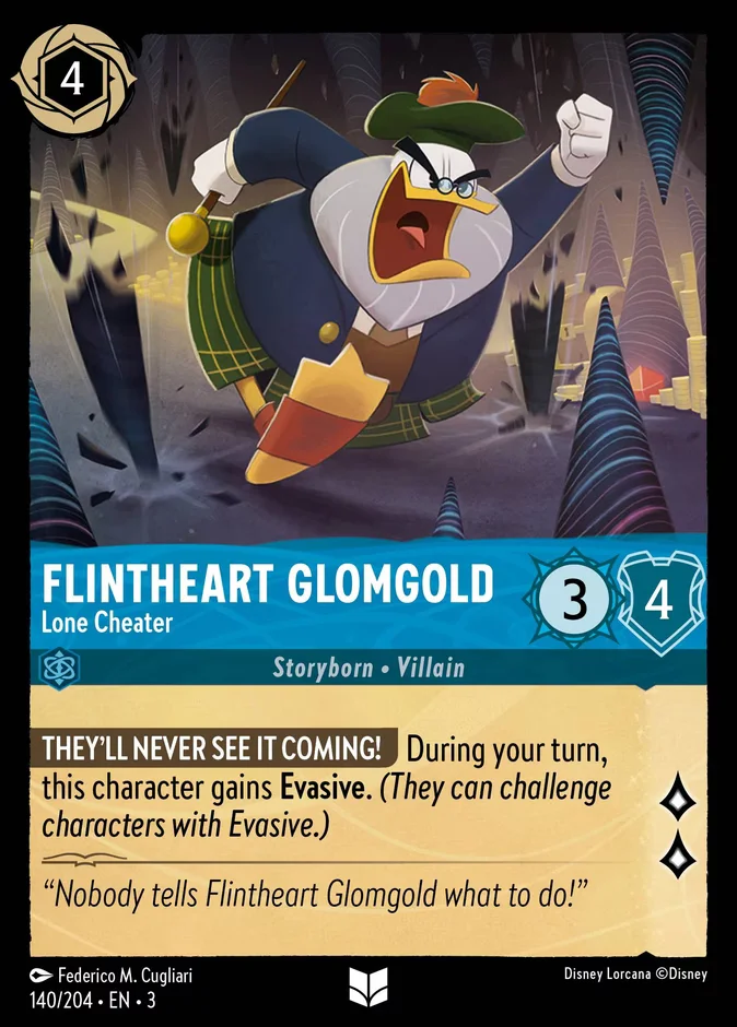 Flintheart Glomgold - Lone Cheater 「3-140」「EN」