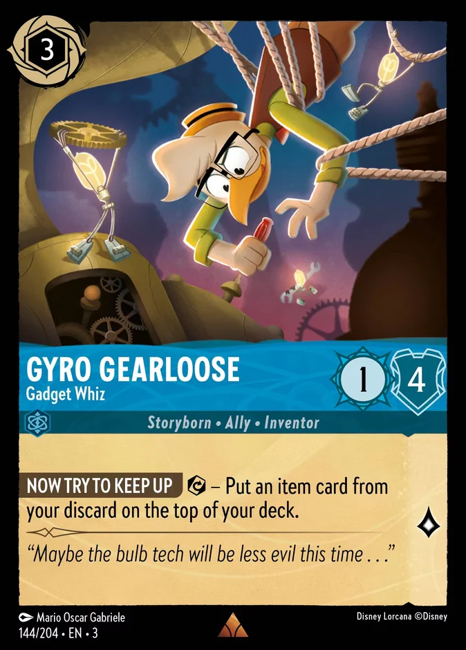 Gyro Gearloose - Gadget Whiz 「3-144」「EN」