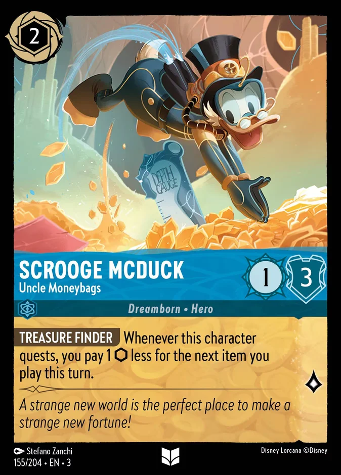 Scrooge McDuck - Uncle Moneybags 「3-155」「EN」