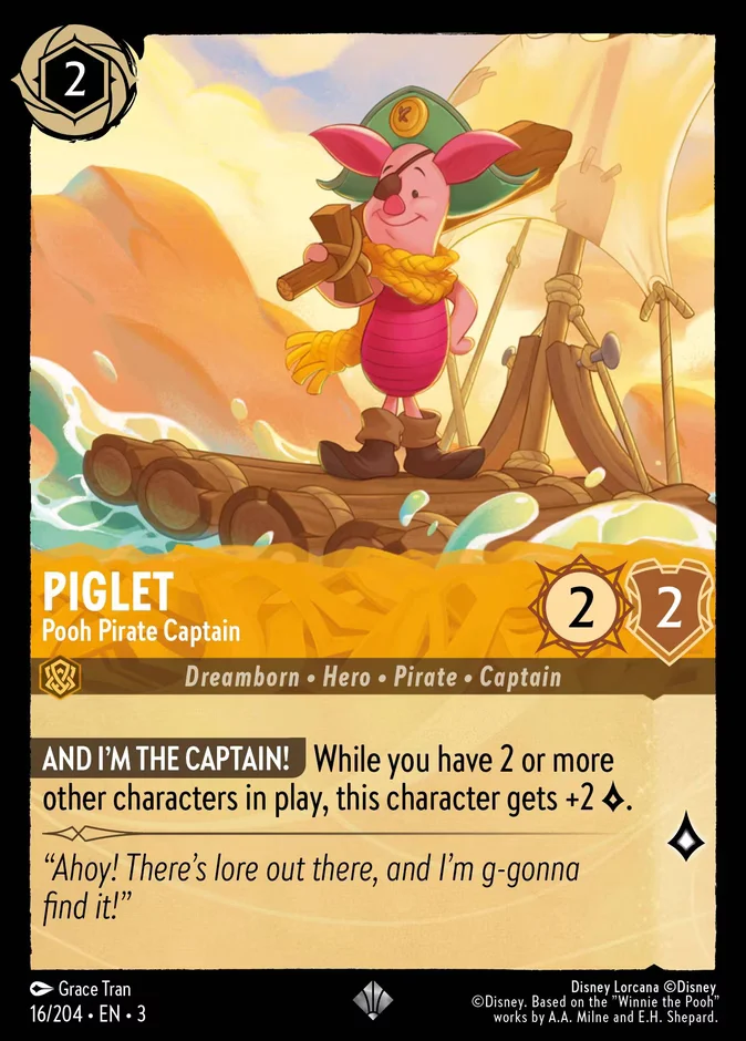 Piglet - Pooh Pirate Captain 「3-16」「EN」