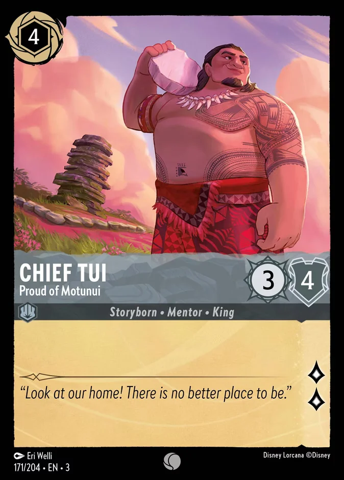 Chief Tui - Proud of Motunui 「3-171」「EN」