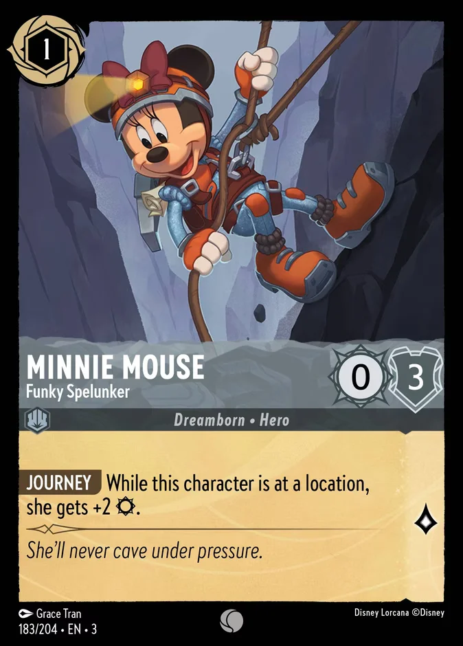 Minnie Mouse - Funky Spelunker 「3-183」「EN」